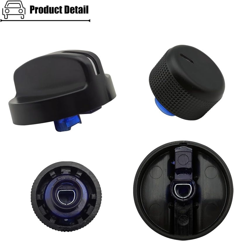 LXROAR01 3PCS AC Heater Control Knobs Compatible with Dodge Chrysler Eagle, Blower Fan knob for Ram 1500 2500 3500, for ‎4882482 4882511 - Image 5